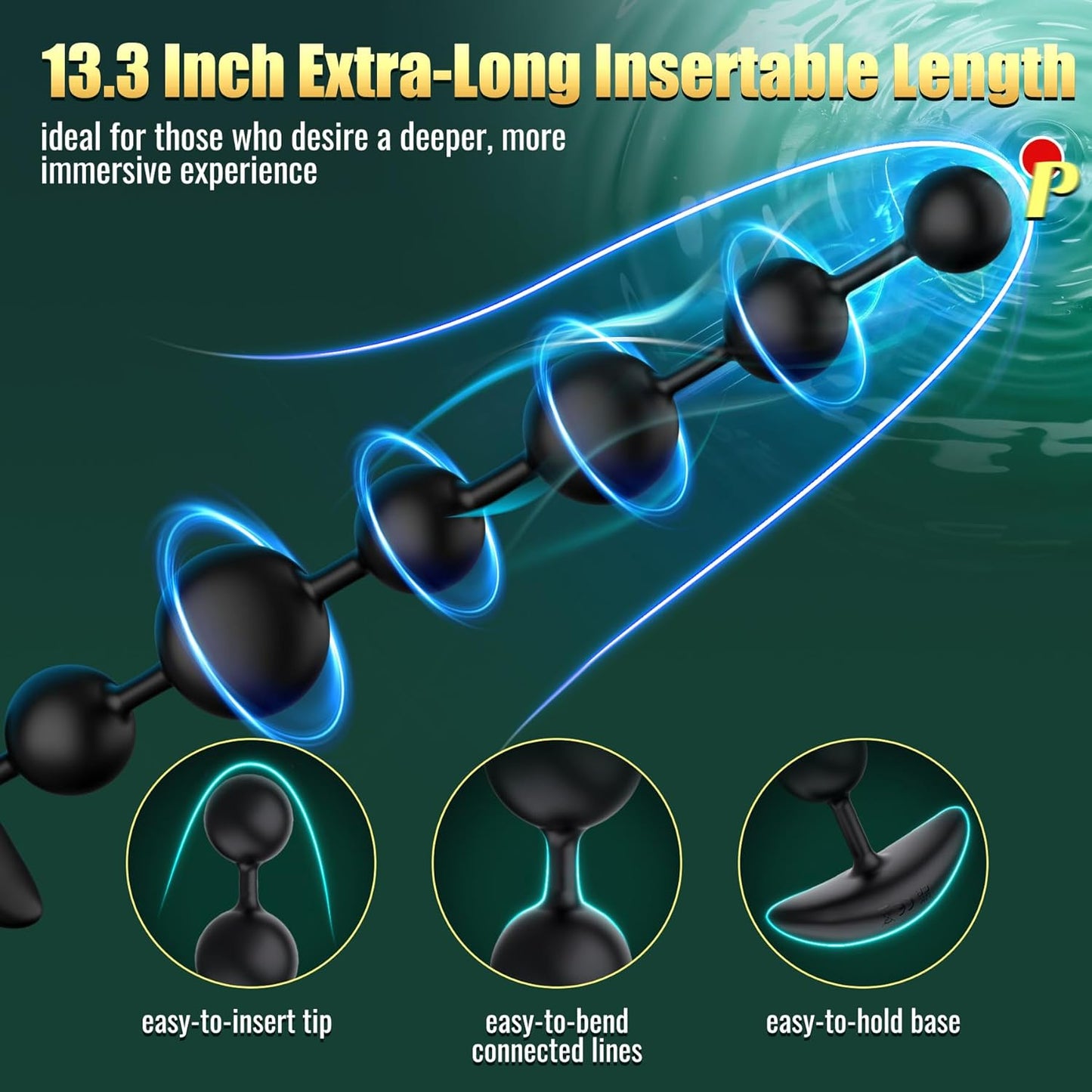 Cuentas Anales Vibratorias Extra Largas DeepSpiral