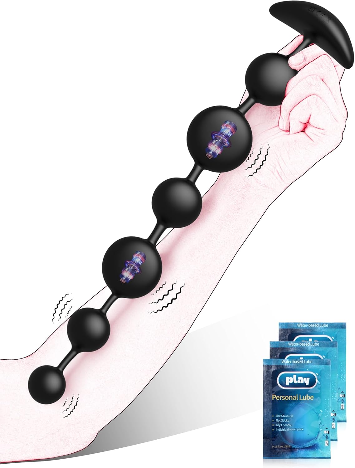 Cuentas Anales Vibratorias Extra Largas DeepSpiral