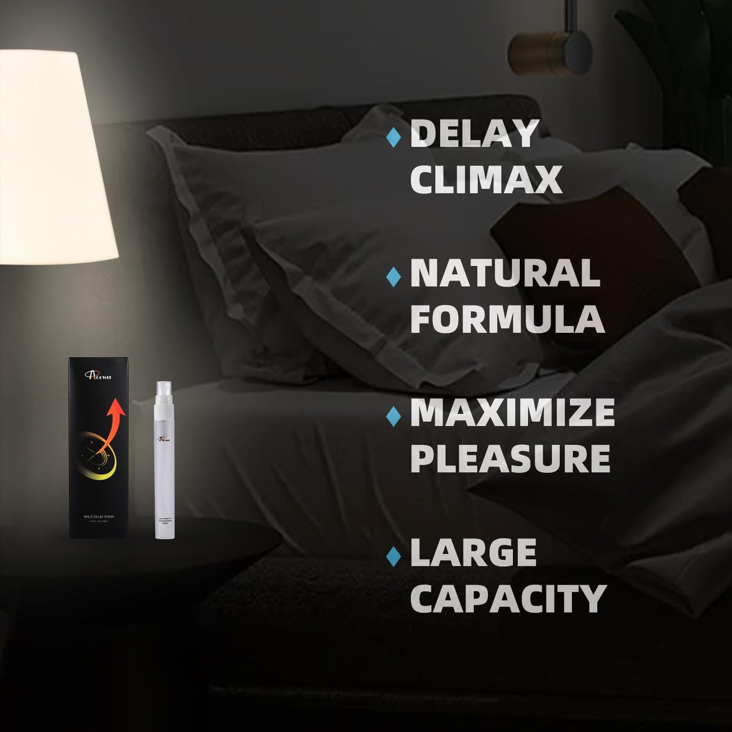 Retardante en spray para hombres - Fórmula sin adormecimiento