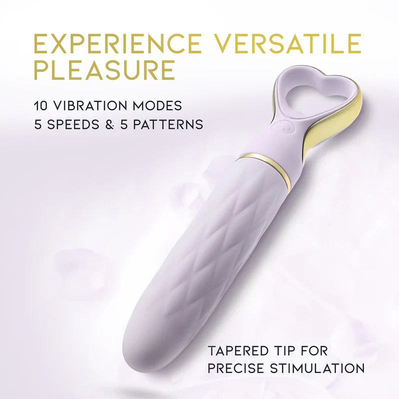 Vibrador bala Delice Heartthrob con mango