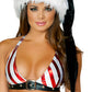 Black and White Santa Hat