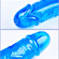 Juguete para principiantes BlueEase, dildo doble delgado de 11.8 pulgadas