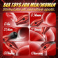 LumiTentacle Vibrador de entrenamiento masculino LED con 12 modos de tentáculo