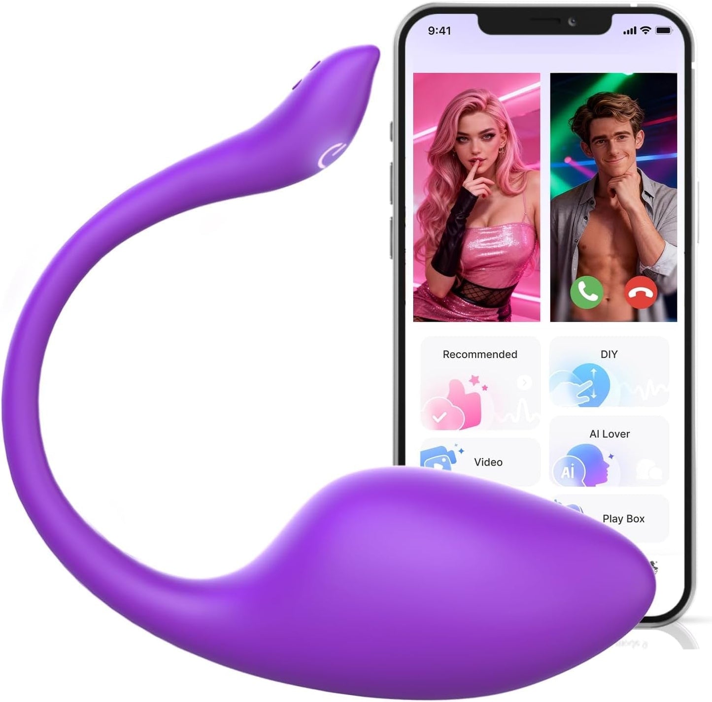 Vibrador de punto G LuxeSync controlado por aplicación