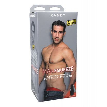 Hombre aprieta a Randy Ass Stroker