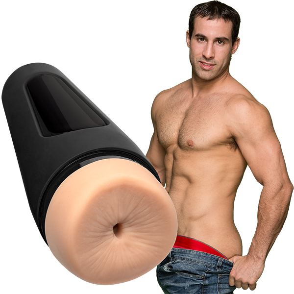 Hombre aprieta a Randy Ass Stroker