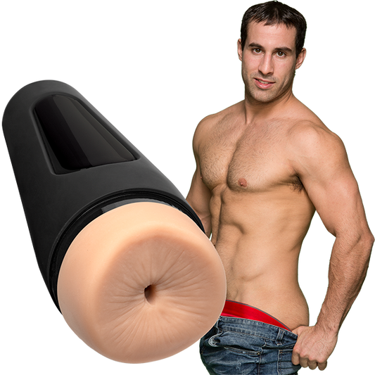 Hombre aprieta a Randy Ass Stroker