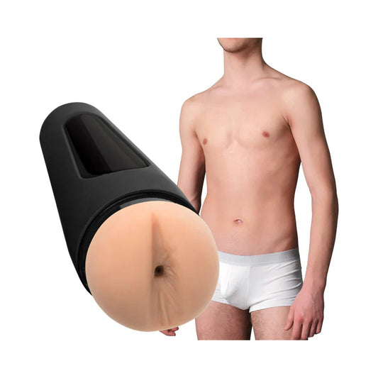 Hombre aprieta el stroker de culo de twink