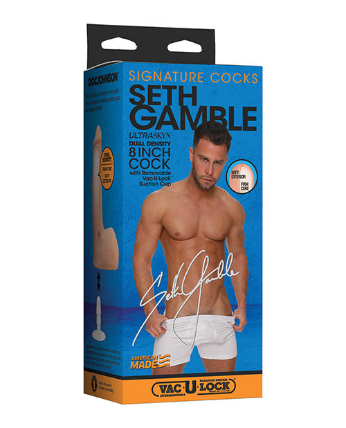 Dildo realista de 8" Signature Cocks de Seth Gamble