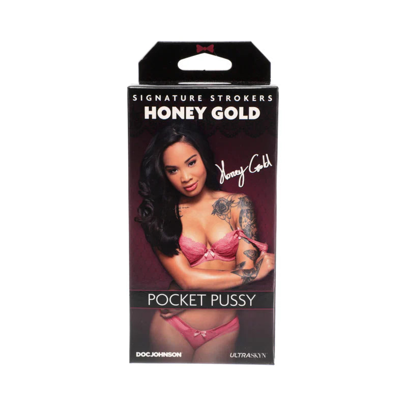 Signature Strokers Honey Gold Coño de Bolsillo