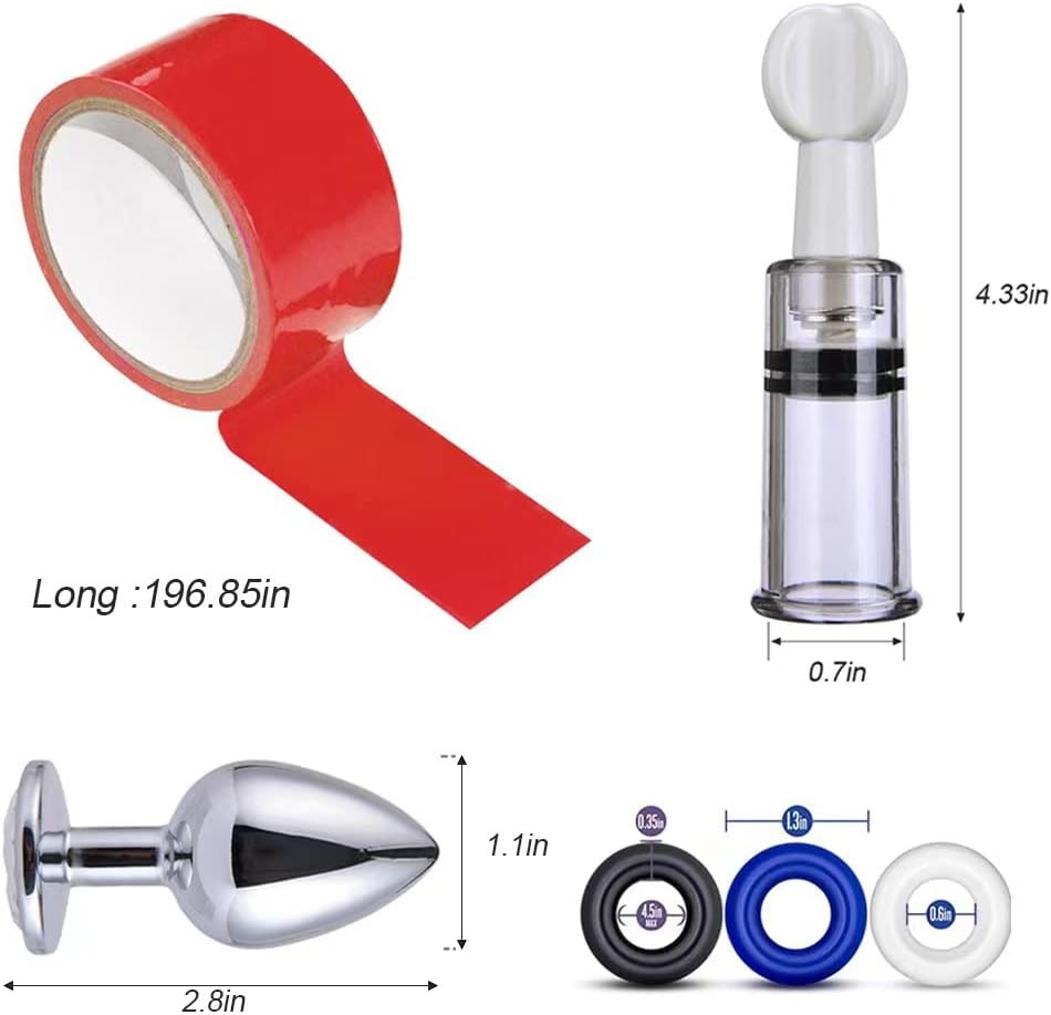 DominusRush Kit de Bondage y Anal de 34 Piezas