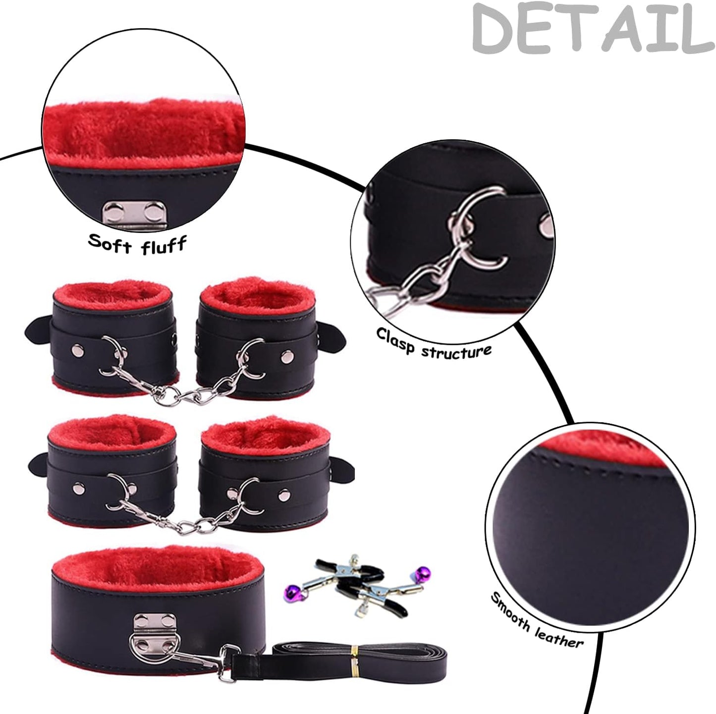 DominusRush Kit de Bondage y Anal de 34 Piezas
