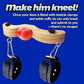 DomKneel CBT Testicle Crusher with Ankle Cuffs