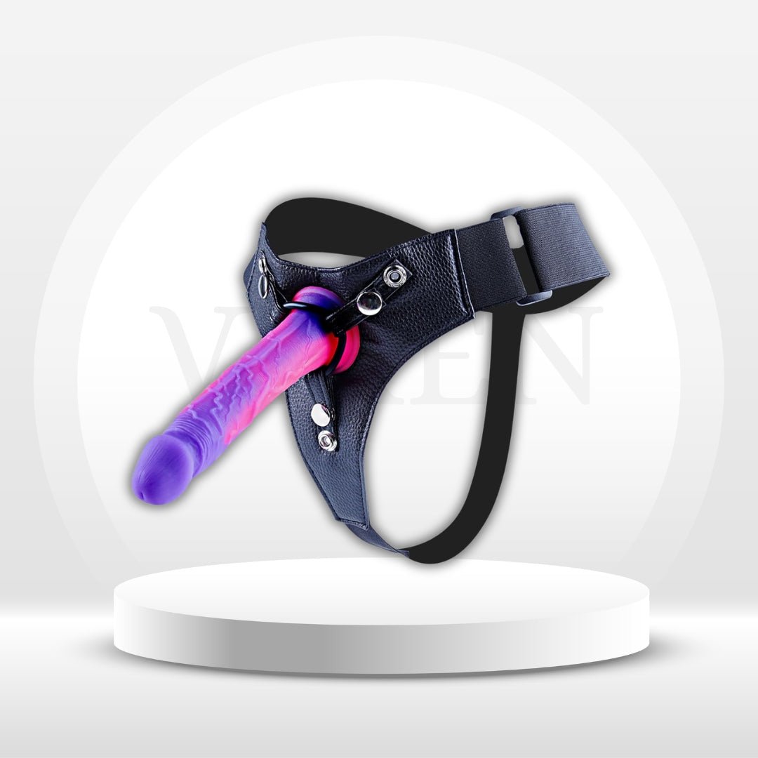 DreamWisp Beginner Fantasy Strap-On | 7" Slim Dildo & Harness