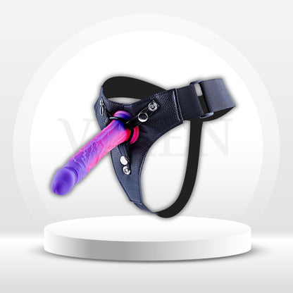 DreamWisp Beginner Fantasy Strap-On | 7" Slim Dildo & Harness