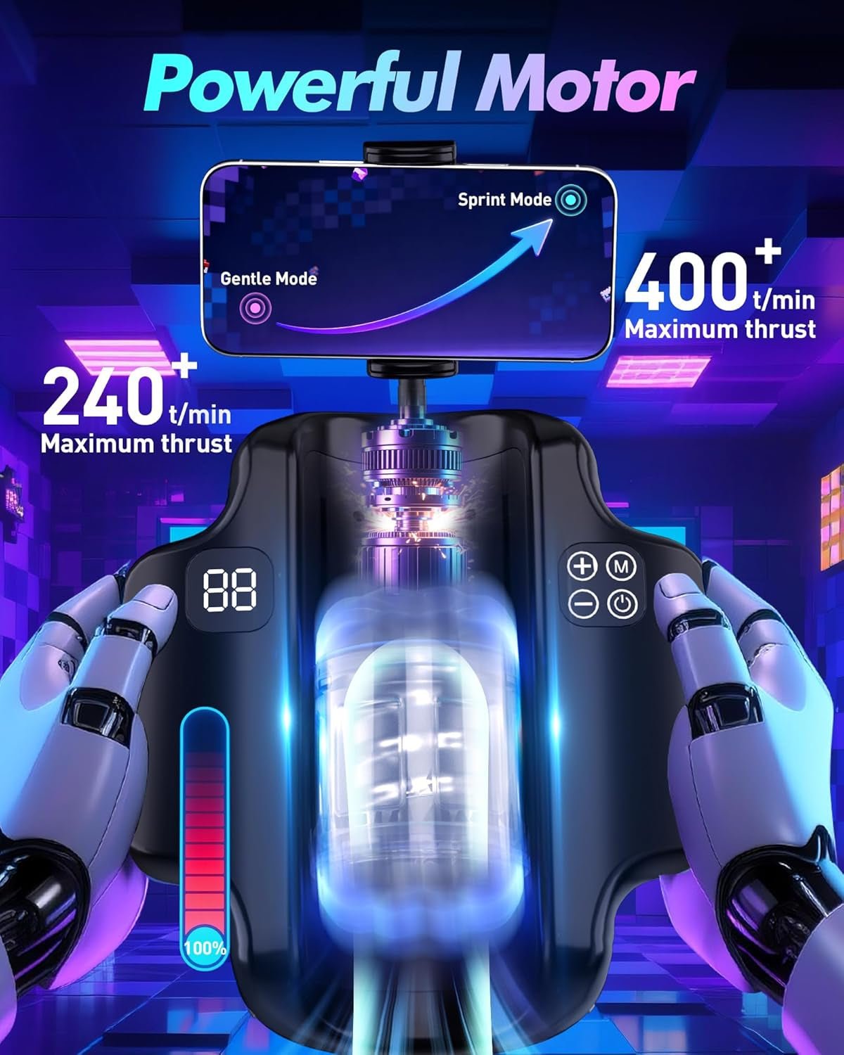 DriveMaster Auto Thrusting Stroker 10cm Depth