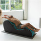 Chaise de intimidad ajustable de doble asa - Azul y gris
