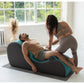 Chaise de intimidad ajustable de doble asa - Azul y gris