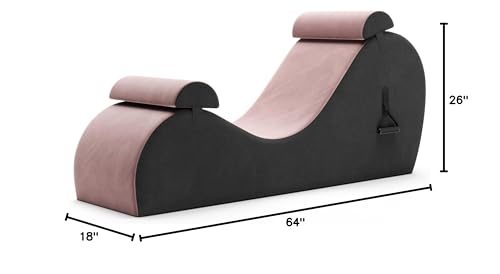 Camastro íntimo ajustable de doble asa - Rosa y Gris