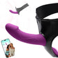 DualBliss App-Control Vibrating Strap-On Dildo Harness