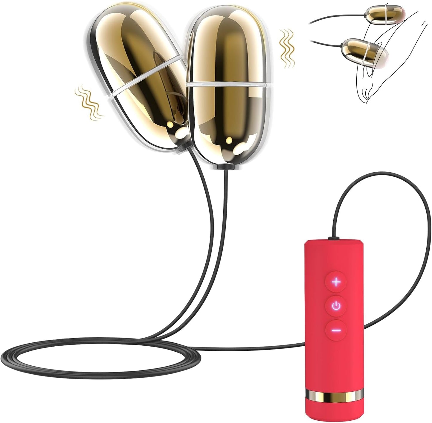 Vibrador de Doble Huevo DualFantasy