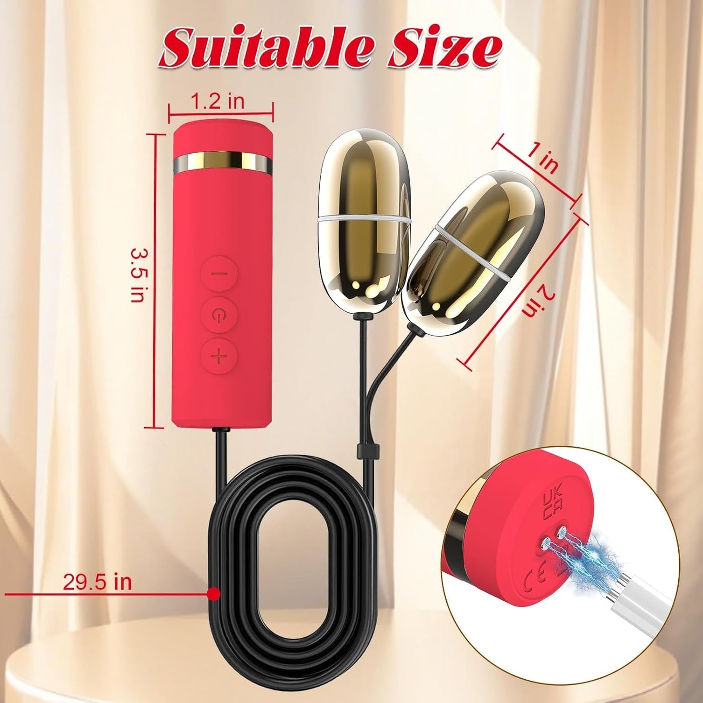 Vibrador de Doble Huevo DualFantasy