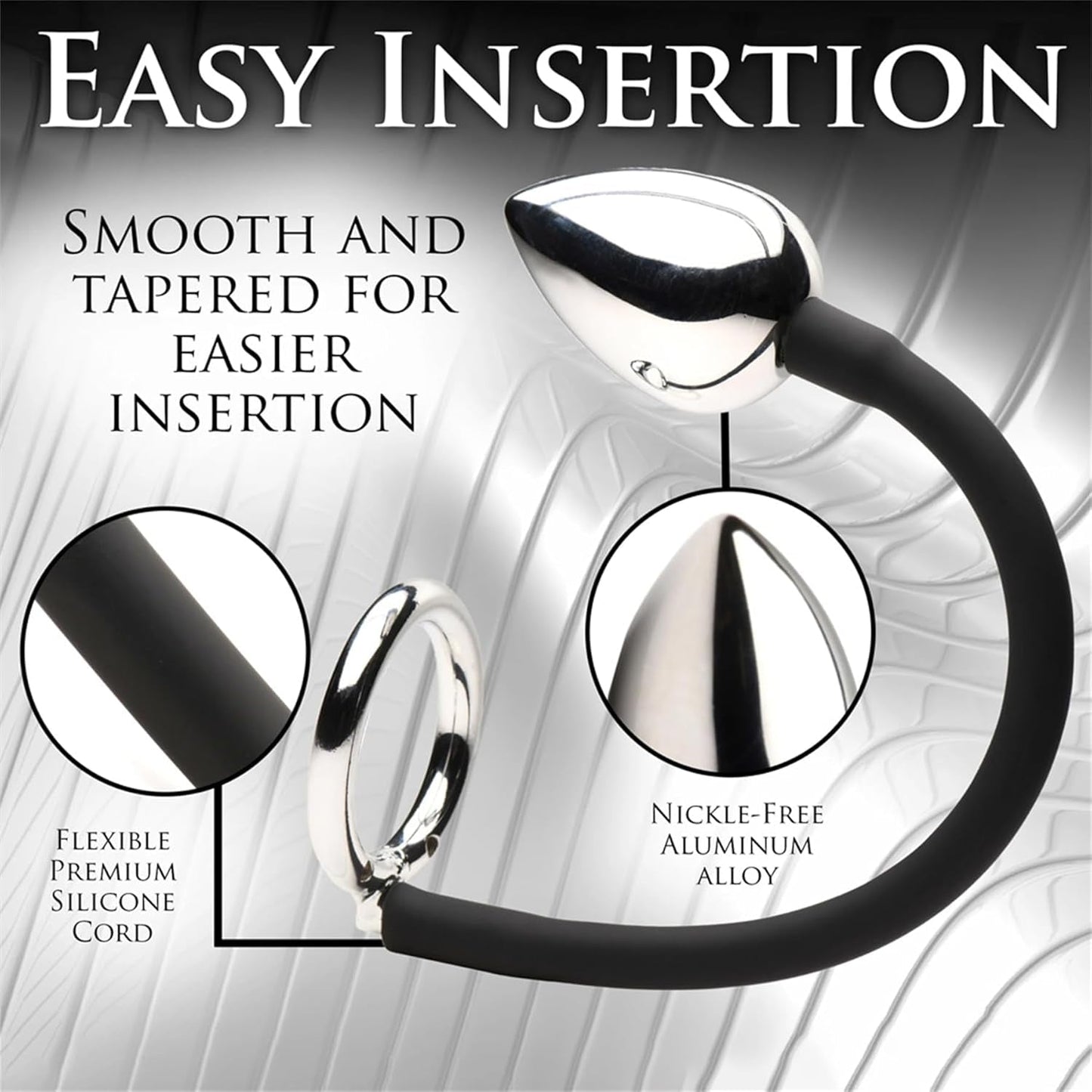 DualForce Metal Cock Ring & Prostate Butt Plug Set