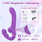 DualKiss Strapless Strap-On G-Spot Dildo Vibrato