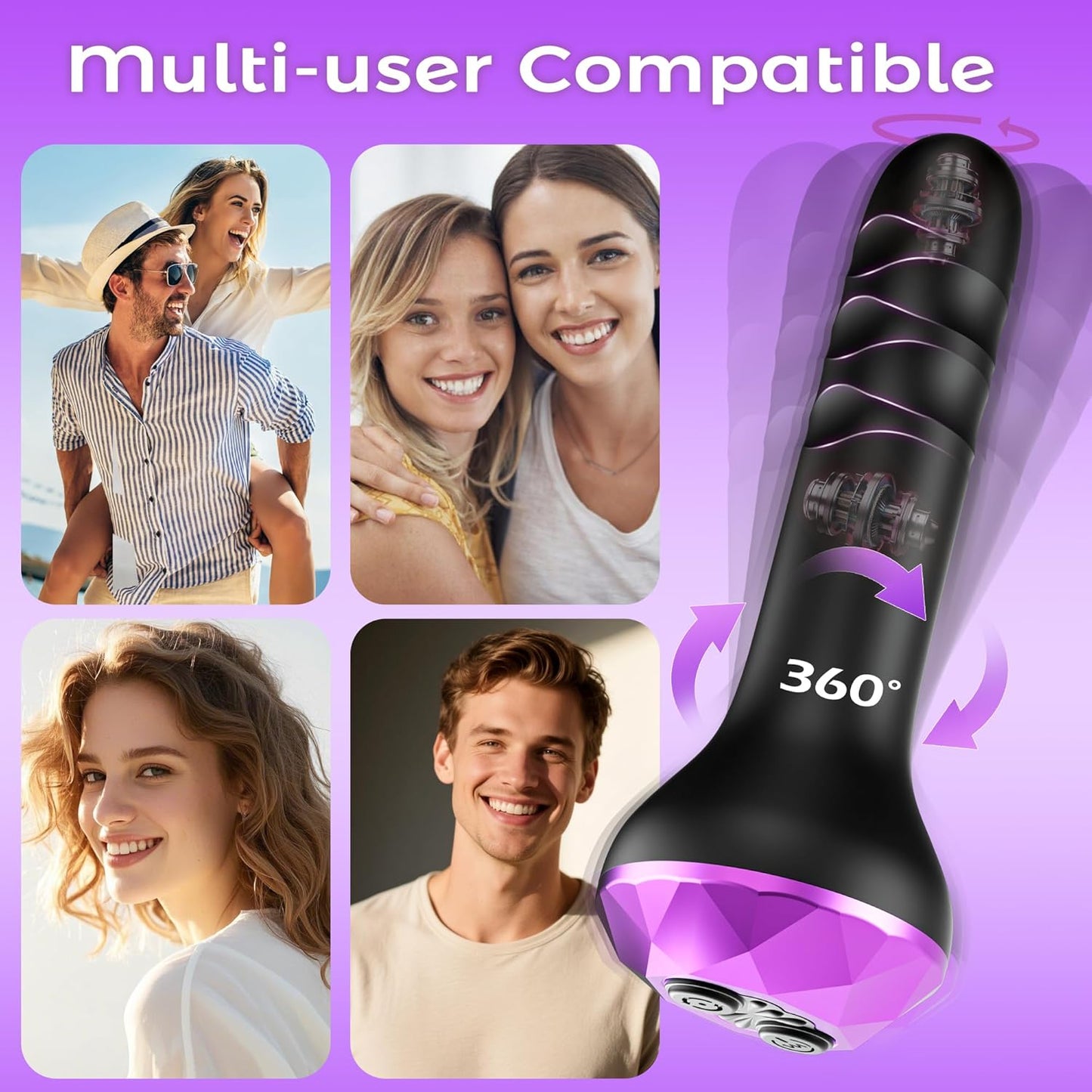 Masajeador de próstata DualMotion 360°