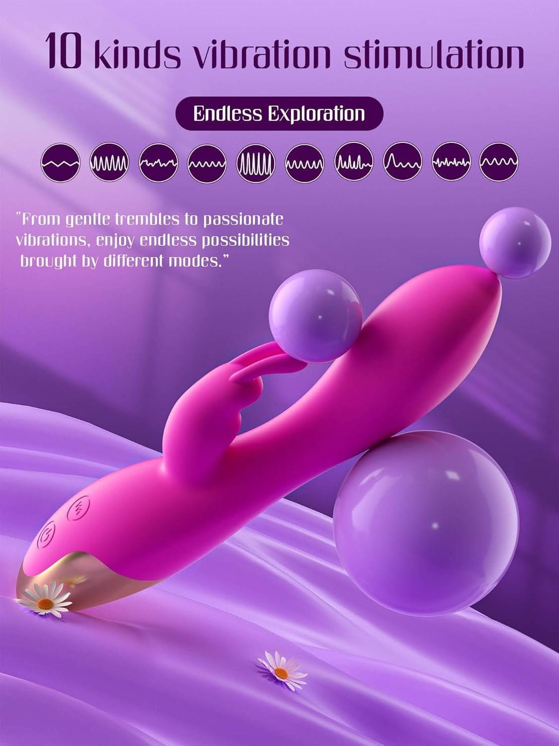 Vibrador conejo DualPulse para punto G y clítoris