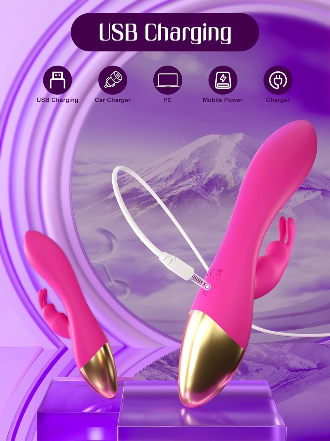 Vibrador conejo DualPulse para punto G y clítoris