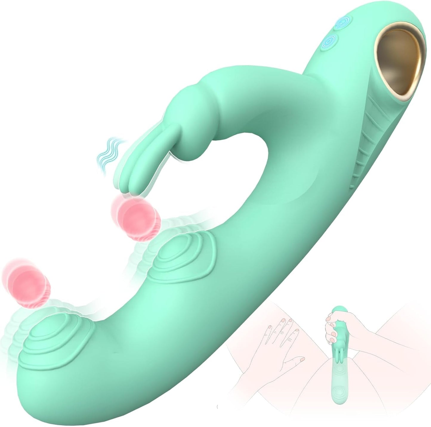 Vibrador DualTap de conejo para el punto G