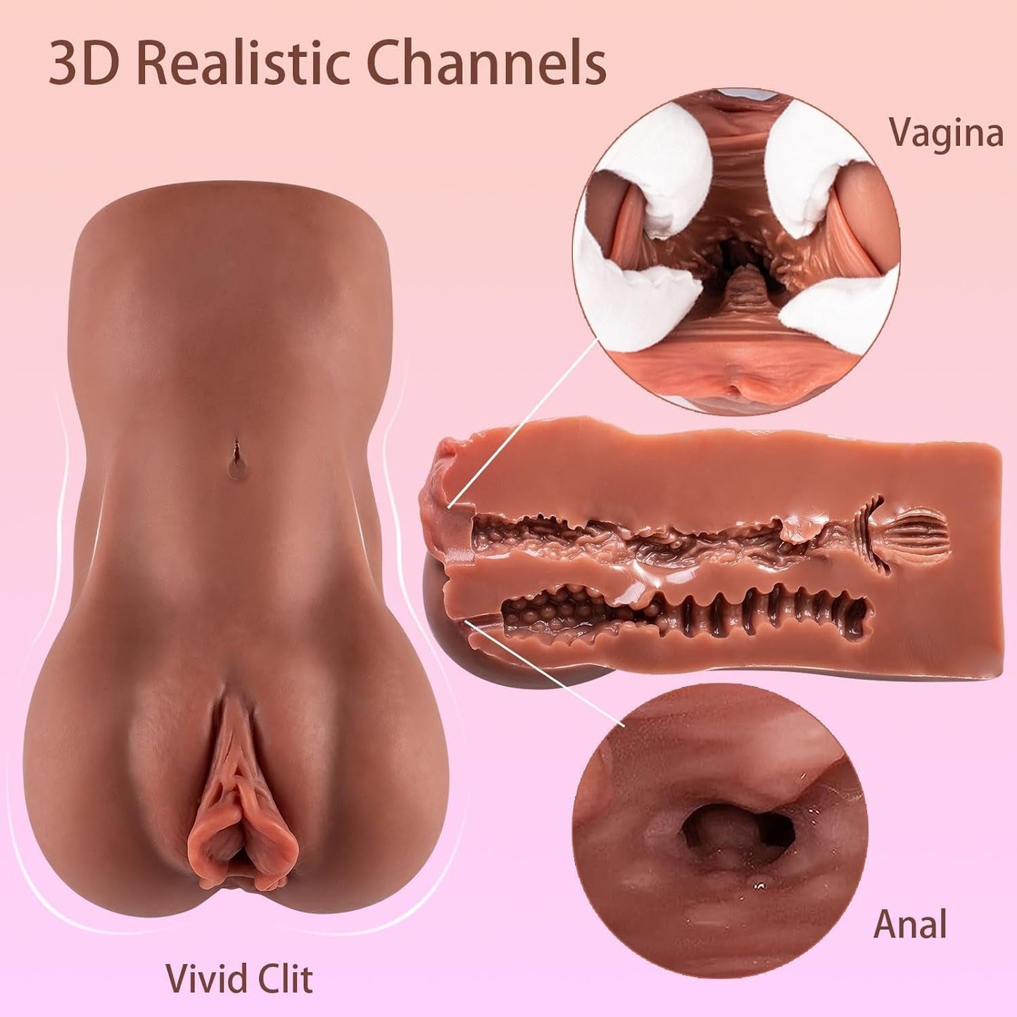 DualTease Pocket Pussy – Masturbador vaginal y anal