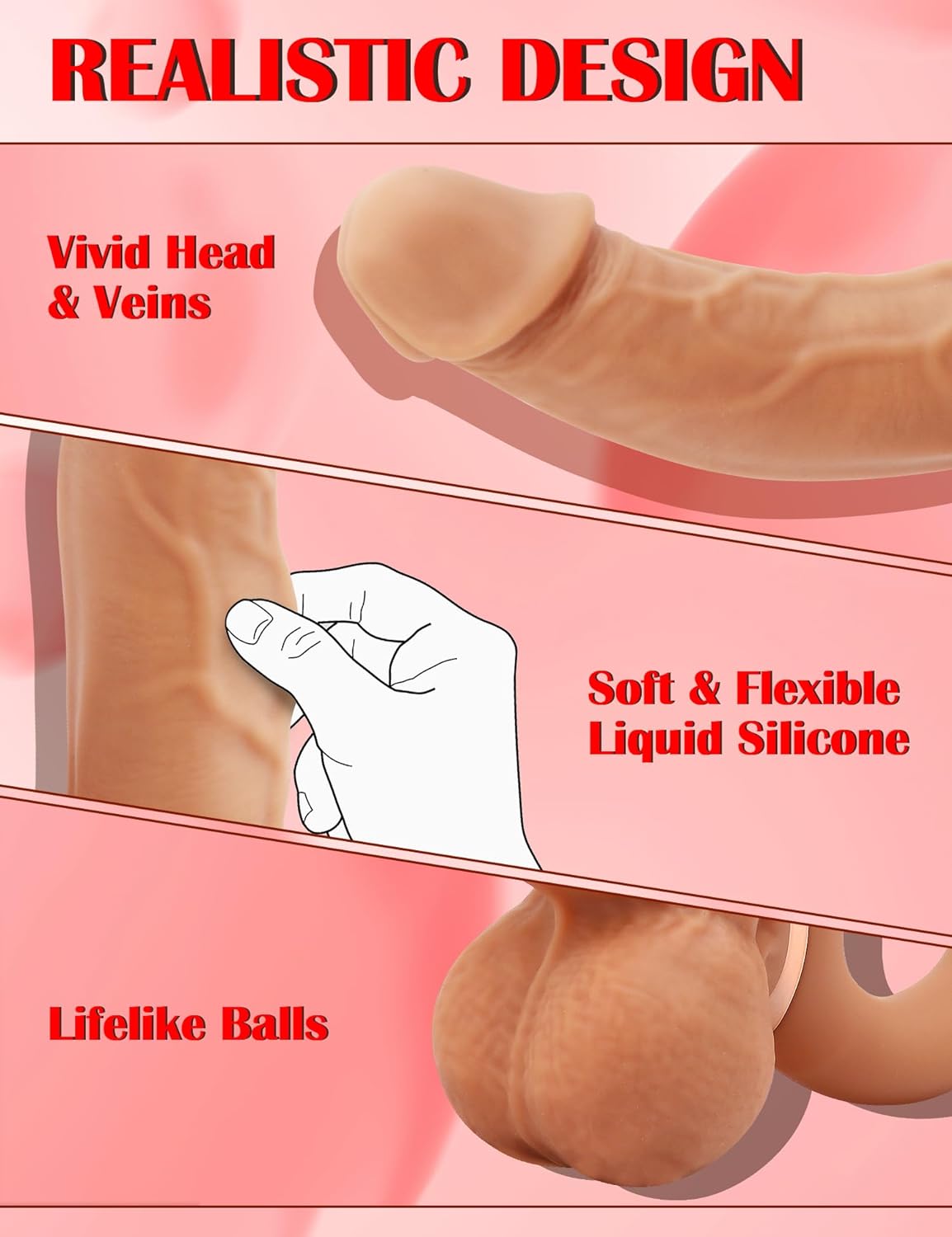 Vibrador de doble punta DualThrust 360°