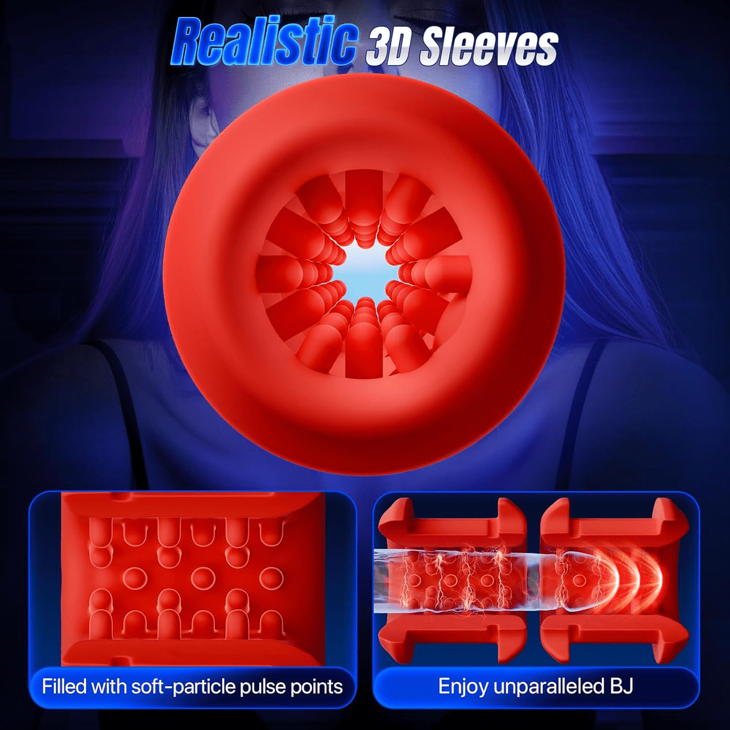 DumbbellRush 10 Mode Male Masturbator Trainer