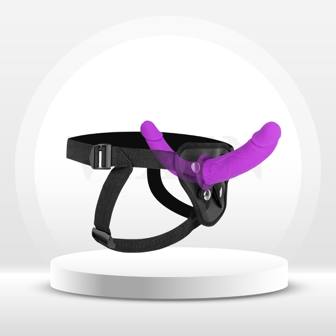 DuoForm Arnés Doble Ajustable con Dildo