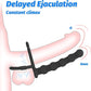 DuoPlay Silicone Beads Anal Plug Cock Ring