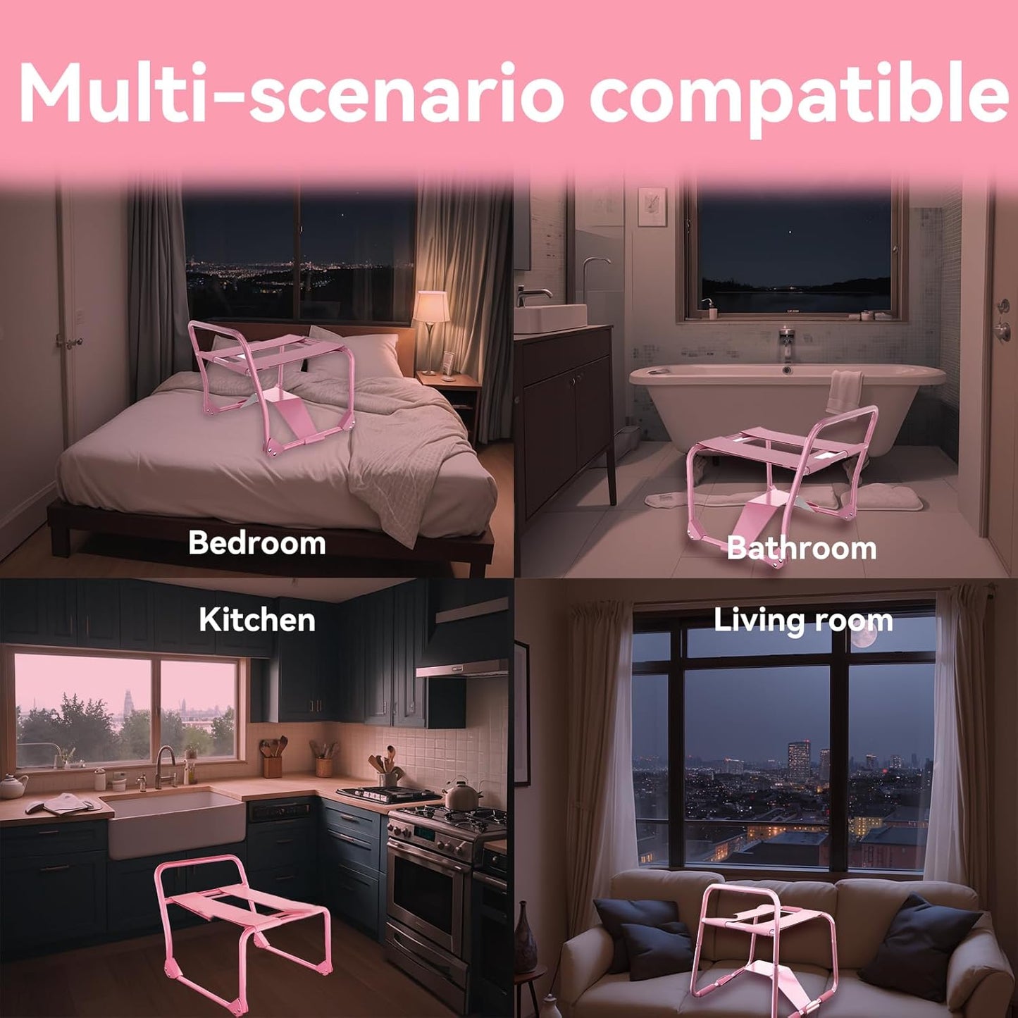 Chaise Sexuelle Pliable DynamicBounce avec Support pour Godemichet