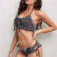 Denim Bra and Panty Set
