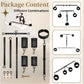 SteelBound Dual Spreader Bar BDSM Kit with Collar & Cuffs