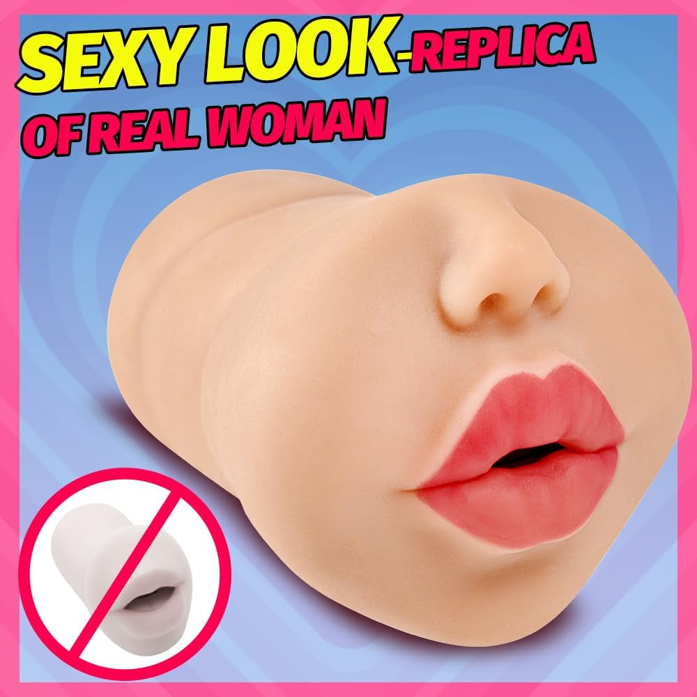LipService Realistic Mouth Deep-Throat Male Stroker
