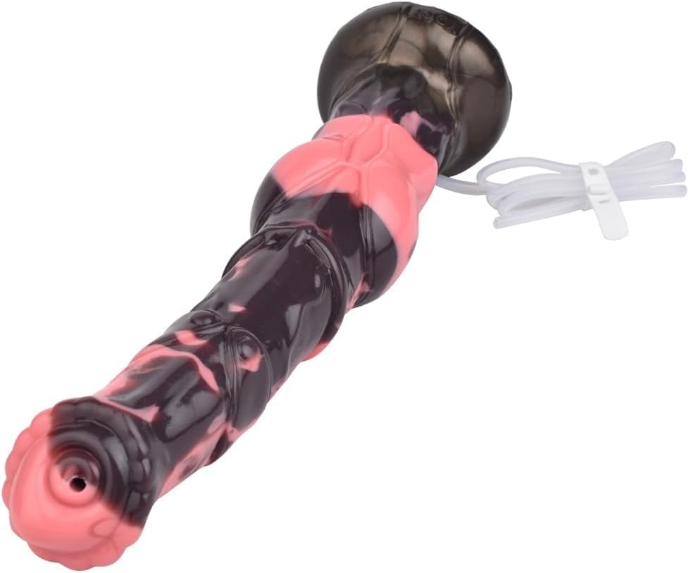 CosmicJet 12" Godemichet Giclant Fantaisie Silicone Ventouse
