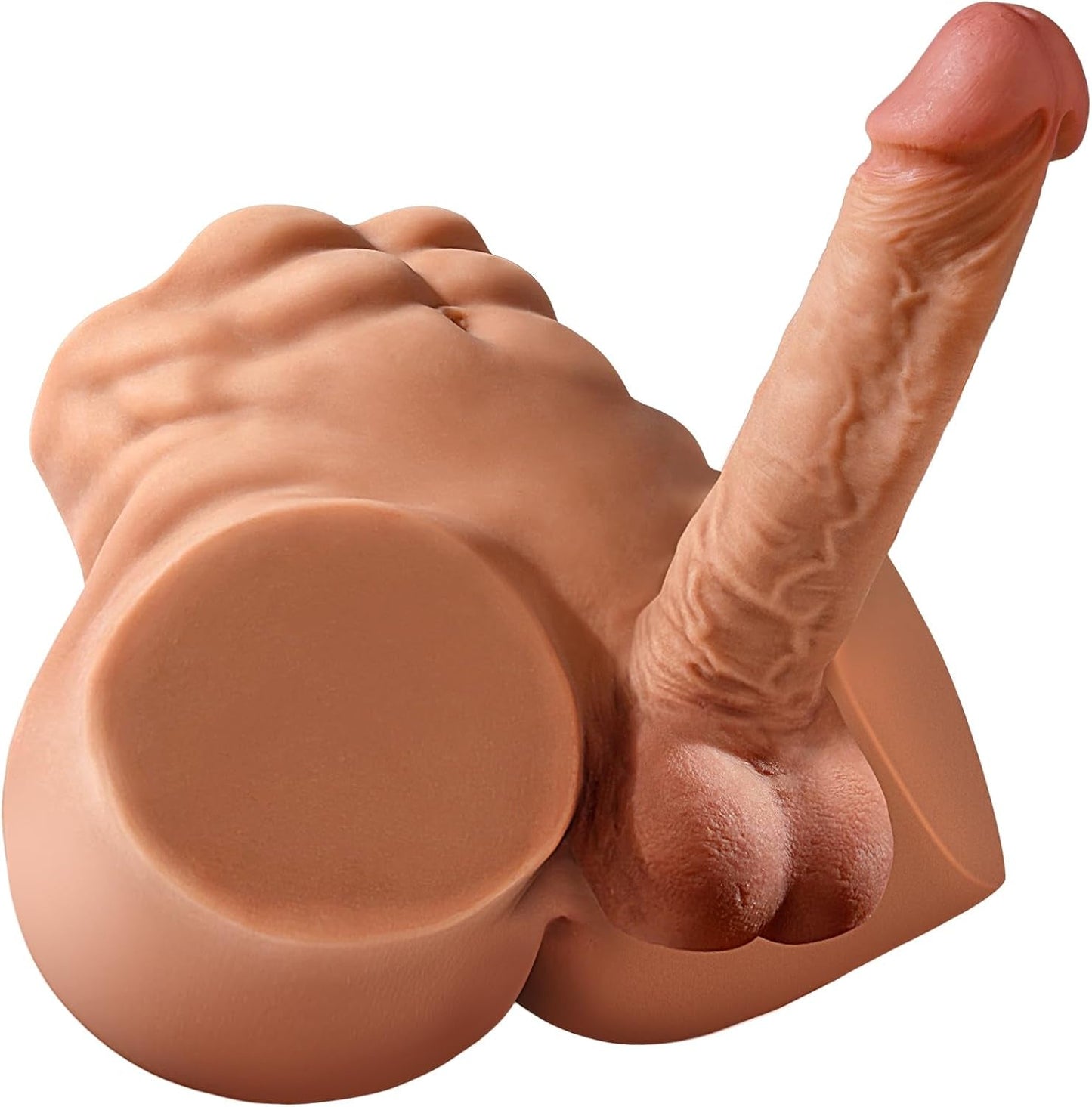 Torso de muñeco sexual masculino ApexShift con dildo de 7 pulgadas y 6.8 libras