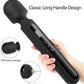MidnightCommand 12" Wand Vibrator LCD Display 10 Patterns Waterproof