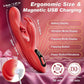 TriSyncX 3-in-1 Rabbit Vibrator 9 Modes Flapping LED Display