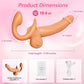 Vibrador sin tirantes de doble punta TwinThrust