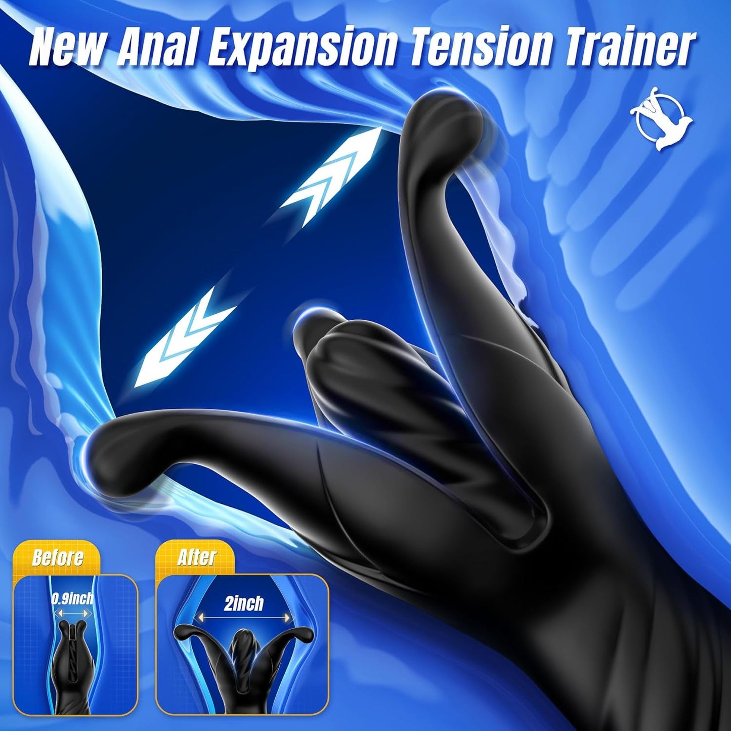 EnvirosX AI Prostate Massager Enema Plug App Control
