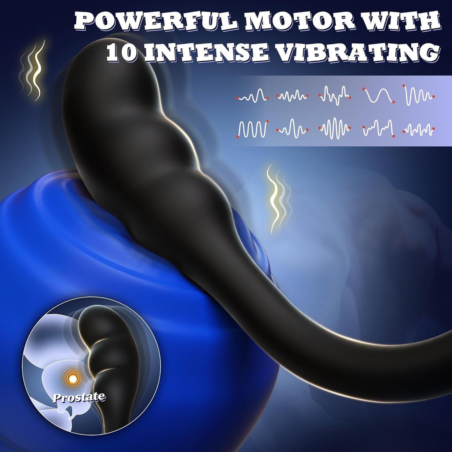 Anneau vibrant CorePulse pour massage de la prostate 10 vitesses
