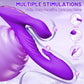 LickPulseX Tongue Rabbit Vibrator 10 Modes Flapping Waterproof