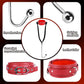 Kit BDSM de collar con argolla y correa SteelLeash